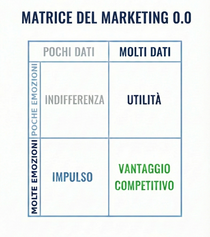 Featured image for “AI e Marketing 0.0: guida strategica per l’imprenditore tra Dati ed Emozioni”