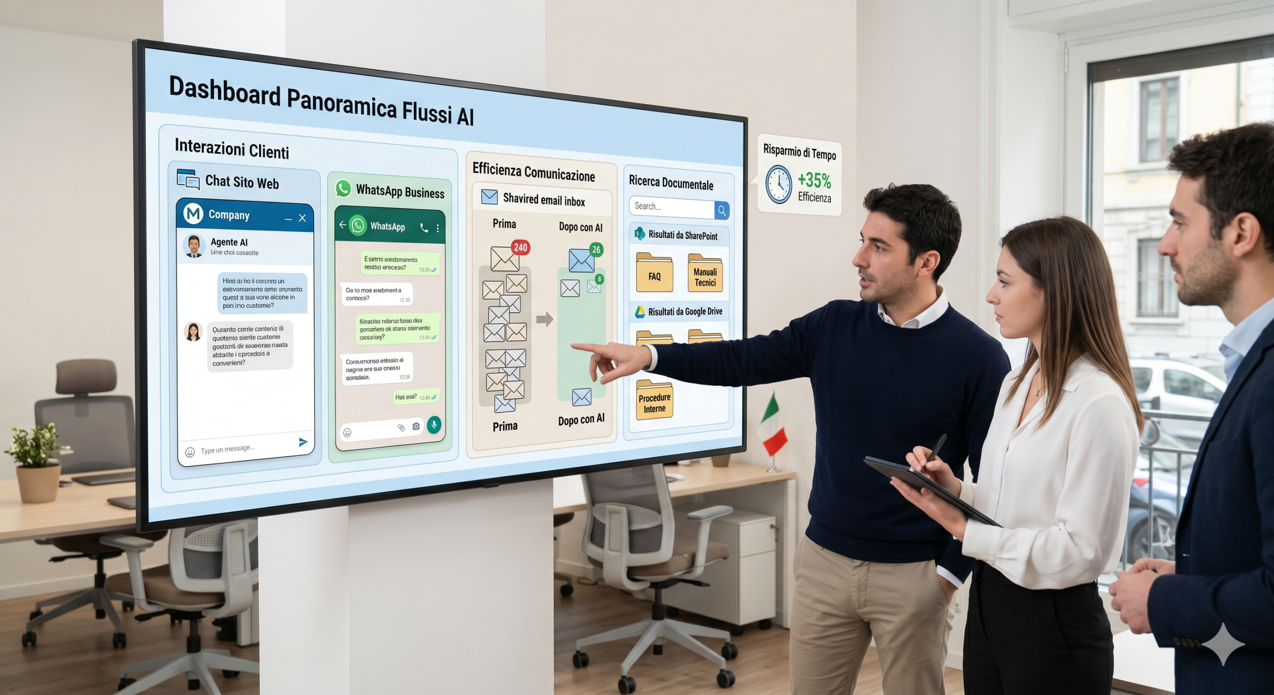 Featured image for “Implementazione e integrazione di agenti AI: guida pratica per customer care, email e documenti”